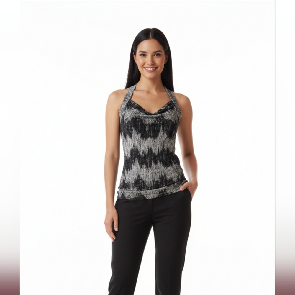 Chic Black and White Women's Tank Top